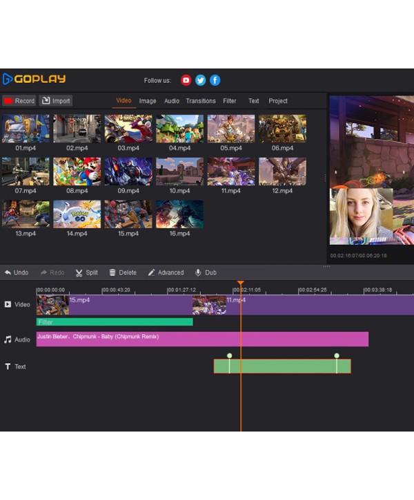 GoPlay Screen Recorder & Video Editor - Gaming Recording Steam Key GLOBAL